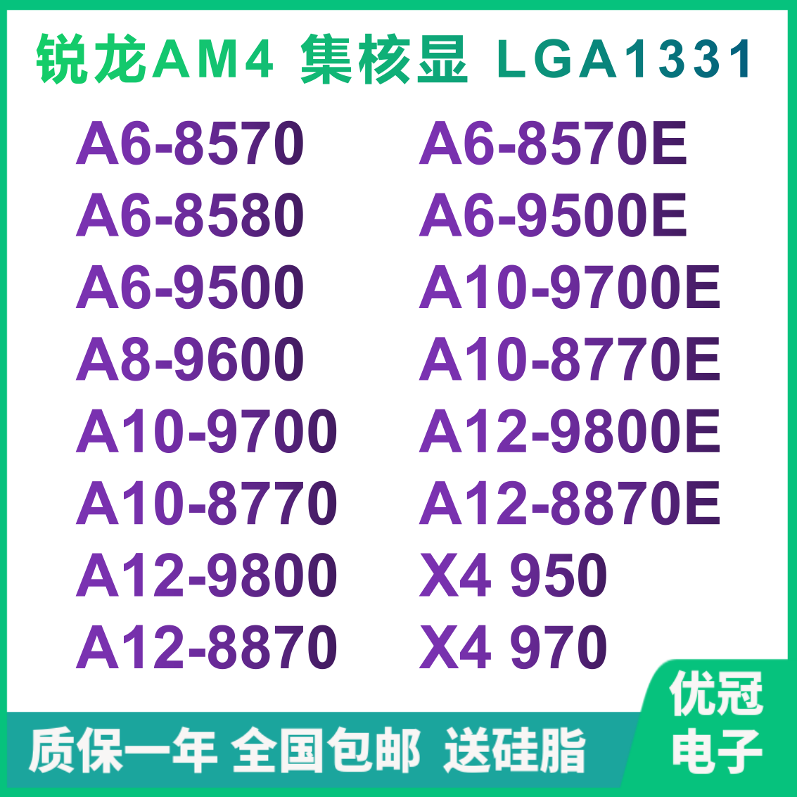 锐龙AM4台式机有核显支持A320