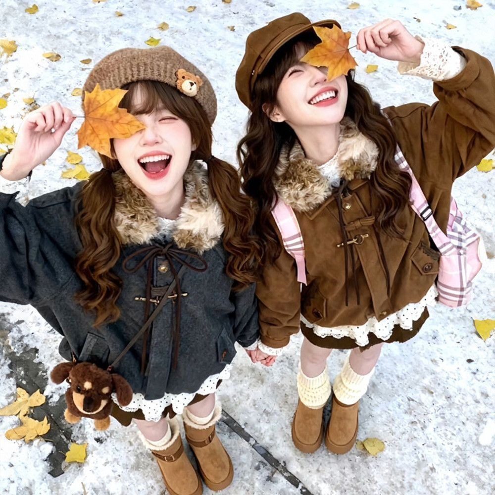 巨好看可拆卸毛领夹棉花苞外套女冬季小个子独特漂亮加厚保暖棉服,女装/女士精品,棉衣/棉服,淘宝优惠券,粉丝福利购,淘宝优惠卷