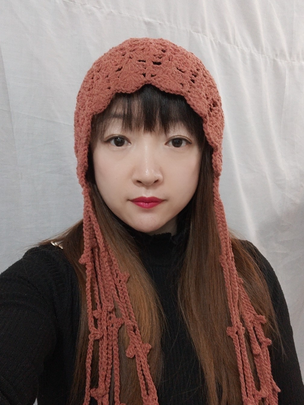 出游帽子镂空女手工花朵钩花镂空
