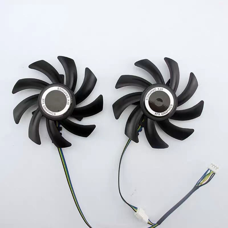 包邮 讯景/XFX RX 560D 470 480 570 580 黑狼版 战狼版 显卡风扇