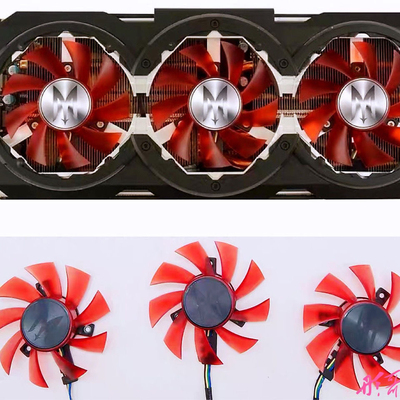 影驰GeForce GTX 1060 1070 1070Ti 1080 GAMER显卡风扇四线四针