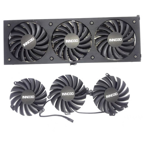 映众RTX3080ti 3080 3070ti X3 OC黑金至尊显卡风扇静音散热风扇