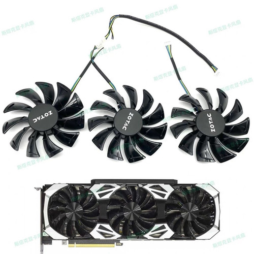 ZOTAC/索泰RTX2080ti 2080 2070 2060S至尊PLUS显卡散热风扇
