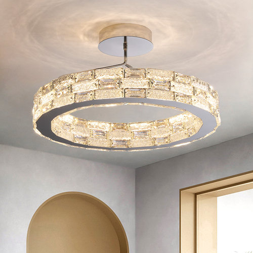 轻奢风K9水晶客厅灯卧室灯