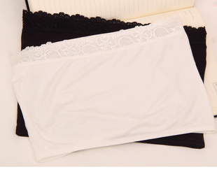 青宿 抹胸女高弹 新款 莫代尔棉裹胸蕾丝打底女吊带内衣文胸防走光