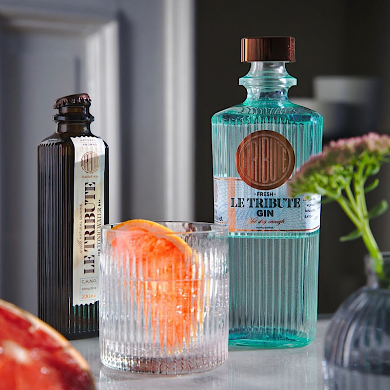 金典柑橘风味西班牙LE TRIBUTE GIN 献礼金酒汤力水700ml杜松子酒