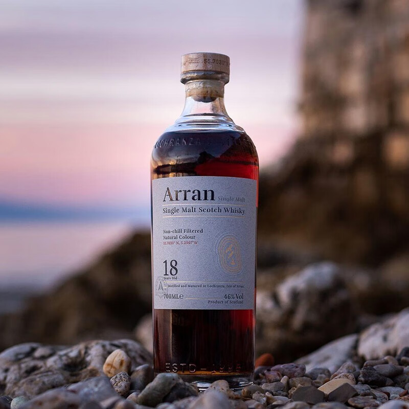 Arran 艾伦18年单一麦芽威士忌苏格兰原装进口洋酒行货700ml新版