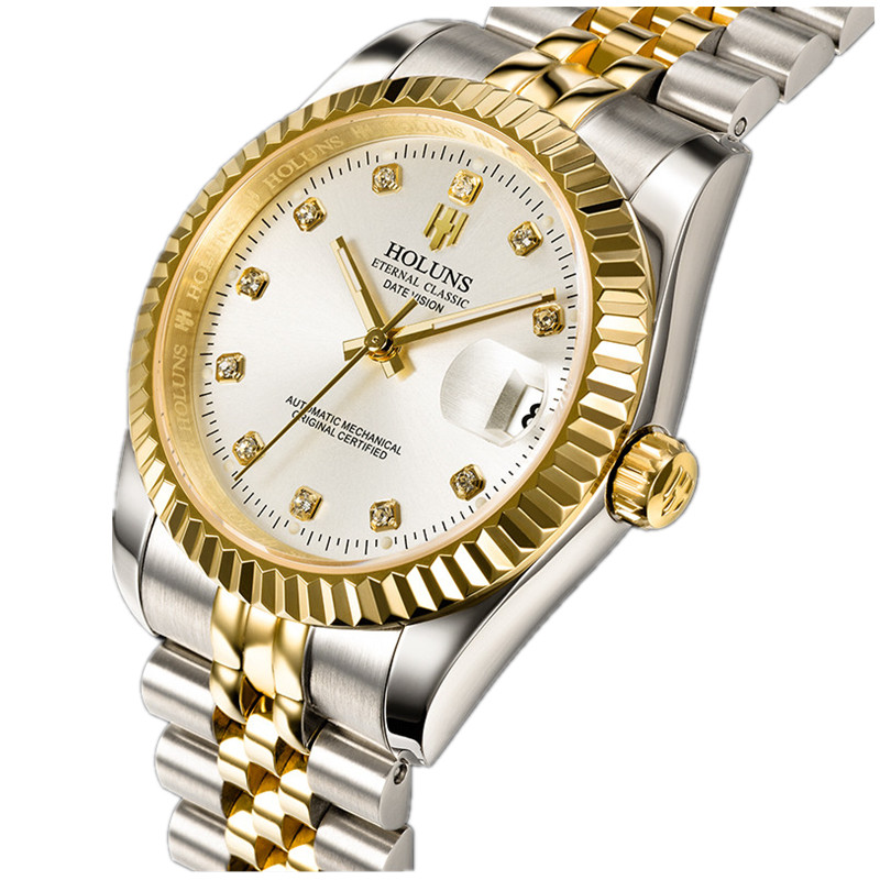 原装瑞士品牌正品进口表男士手表18K金全自动机械表防水夜光男表