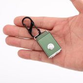 迷你便携式 LED手电筒USB充电远射超亮探照灯户外骑行家用应急灯