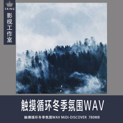 触摸循环冬季氛围WAV MiDi-DISCOVER免版税