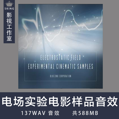 Bluezone Corporation静电场实验电影样品WAV免版税