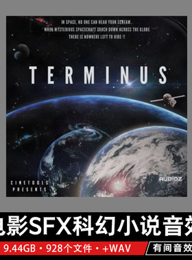 Cinetools总站WAV科幻片超现实主义的科幻小说另类现实音效素材包