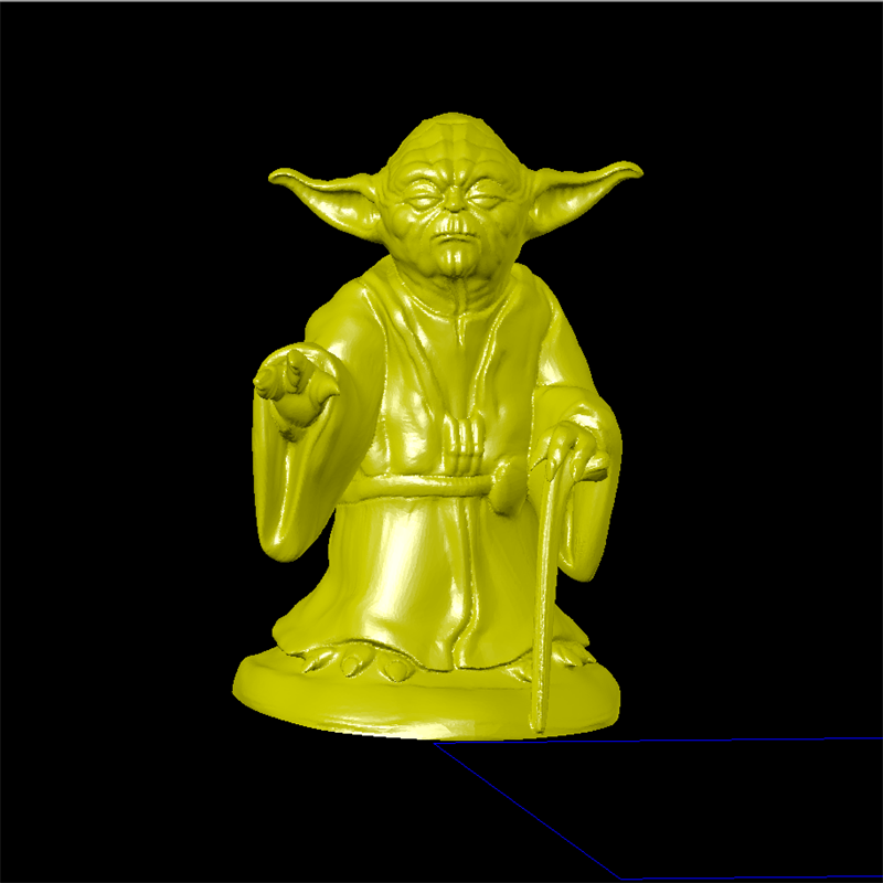 星球大战老年尤达人物三维立体图纸stl文件雕刻机3D打印模型素材