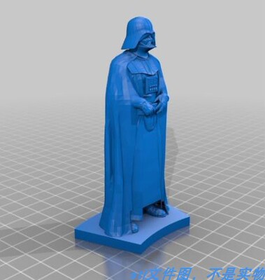武士奥格星球大战Star Wars达斯Darth Vader三维立体图stl文件图