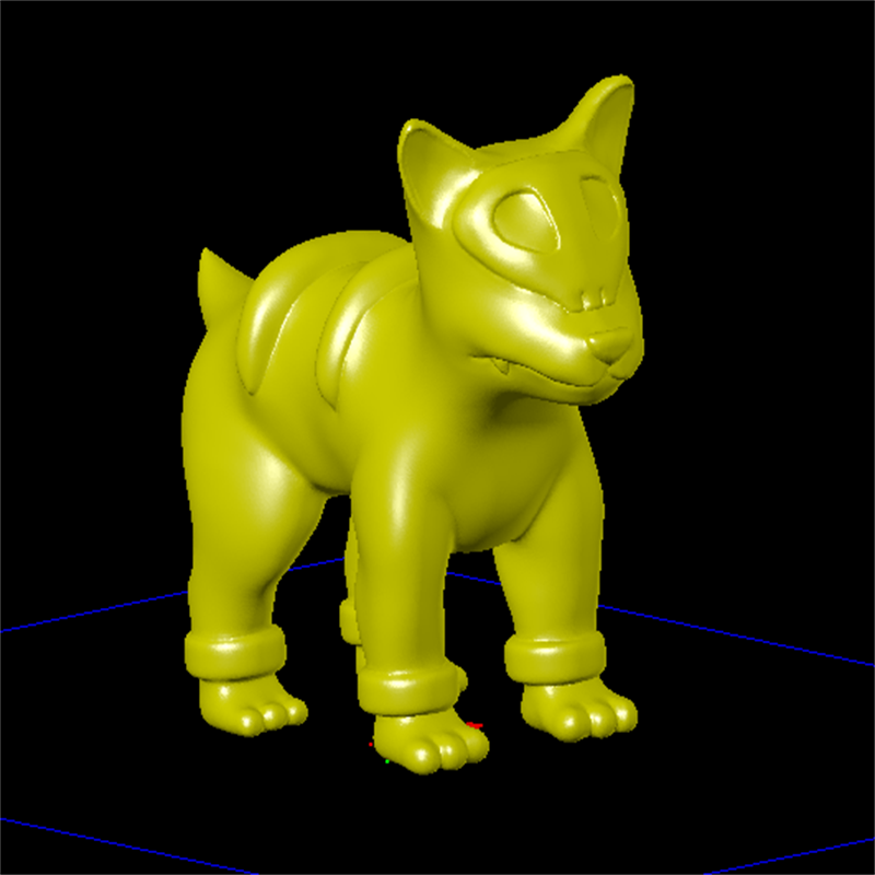 大狼犬宝可梦神奇宝贝口袋妖怪手办玩具三维立体stl文件图3d打印