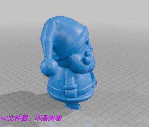 圣诞老人圣诞节人物装饰摆件丛林三维立体图stl文件3D打印模型