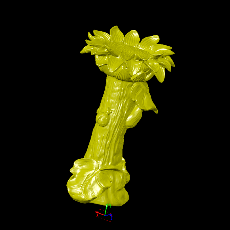 花柱烛台莲台植三维立体图圆雕图纸stl文件雕刻机3D打印模型素材