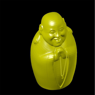 弥勒佛如来佛祖三维立体图圆雕图纸stl文件雕刻机3D打印模型素材