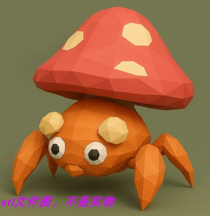派拉斯特几何刻面宝可梦神奇宝贝口袋妖怪三维立体stl文件3d打印