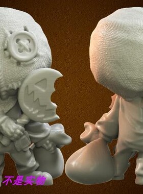 万圣节道具neca别惹小孩布衣sam手办三维立体stl文件图3D模型素材