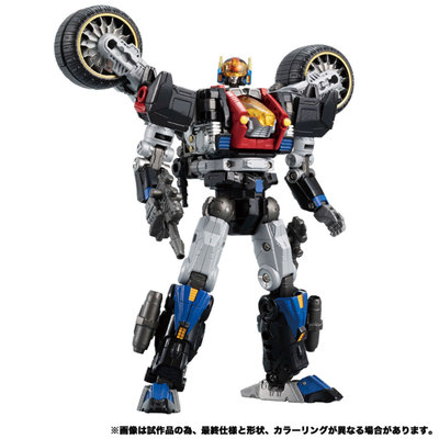 TAKARA Diaclone戴亚克隆DA-54试作型漫步者摩托 变形机甲模型