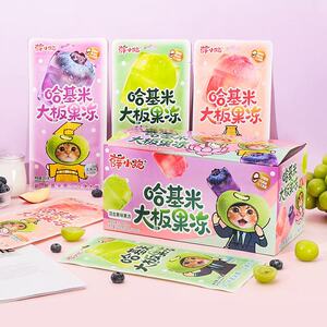 混合口味哈基米大板果冻商超同款蒟蒻果冻独立包装果味型果冻零食