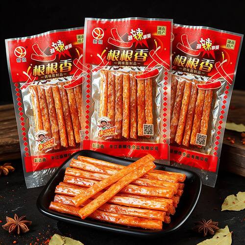 根根香辣条追剧必备休闲解馋宿舍辣条小包装童年怀旧零食商超批发