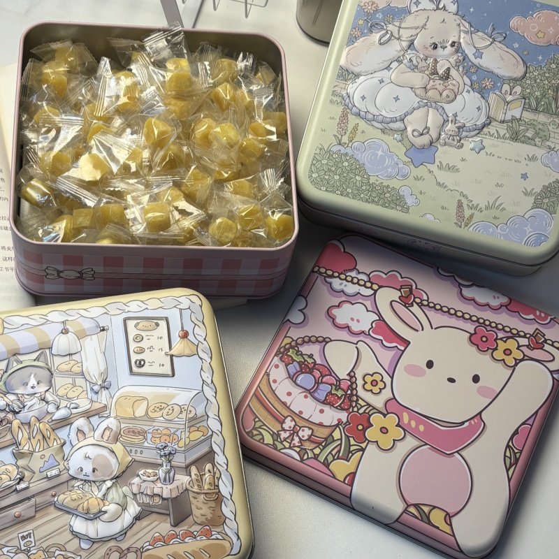 梨膏糖可爱铁罐手工梨膏糖清凉非润喉送男女朋友高颜值铁盒独立装