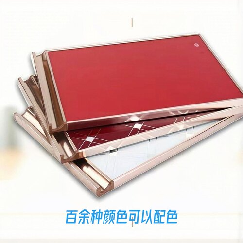 灶台门板晶钢门橱柜门隐形铝合金