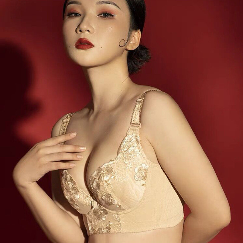 西施尔调整型内衣收副乳矫正外扩聚拢防下垂文胸高侧比薄杯白胸罩