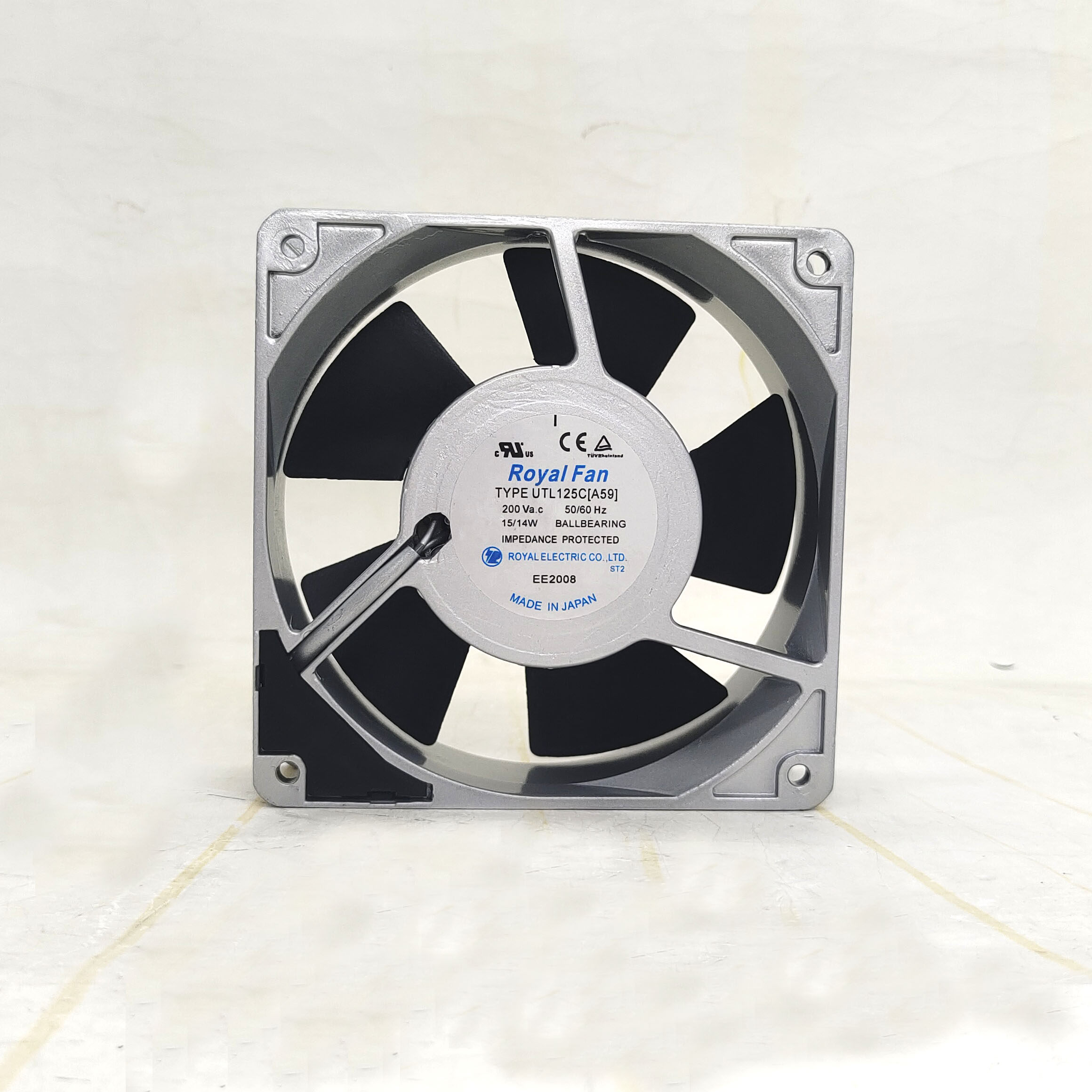 日本Royal Fan UTL125C A59 12038 200V0.075A机柜变频器散热风扇