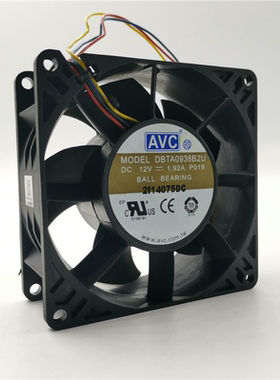 DBTA0938B2U  9038 12V 1.92A 4线PWM 服务器暴力散热风扇