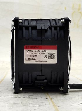 全新/ VF80561BX-Q01C-S9H 12V30.36W 8056 8CM散热风扇