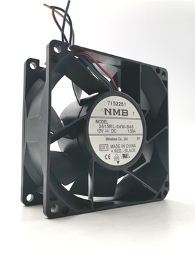 9厘米12V防水风扇 3615RL-04W-B46 日本 9038 1.5A 4线PWM