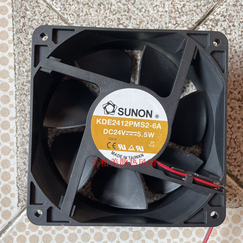 KDE2412PMS2-6A 台湾  12038 24V 5.5W 变频器 风扇