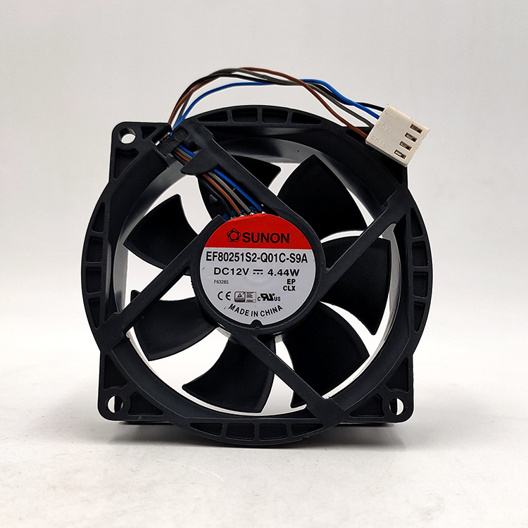 EF80251S2-Q01C-S9A 8025 12V4.44W 机箱 CPU PWM 散热风扇