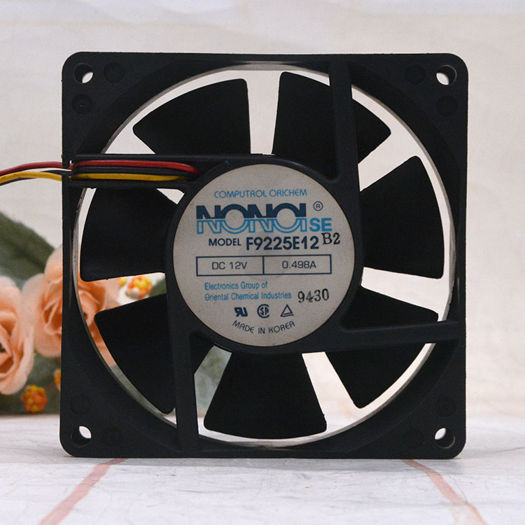 NONOl F9225E12B 12V 0.498A 9025 电脑主机 主板大风量 9cm风扇