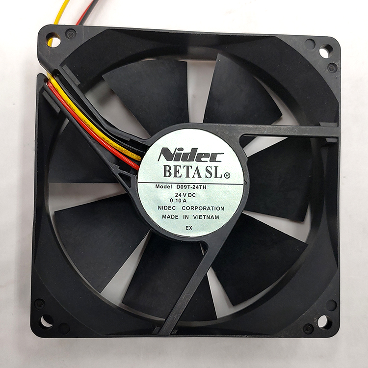 Nidec 9225 9025 24V 0.10A D09T-24TH 9厘米3线 变频器散热风扇