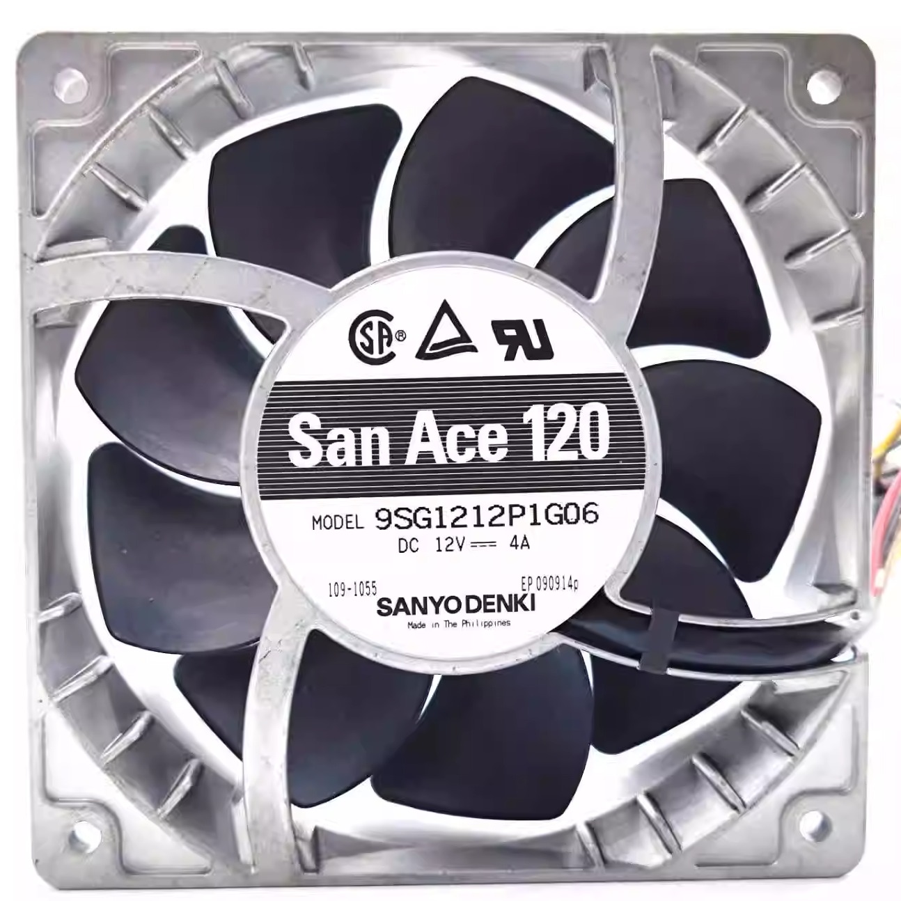 12038 12V 4A 铝合金耐高温超暴力散热风扇9SG1212P1G06