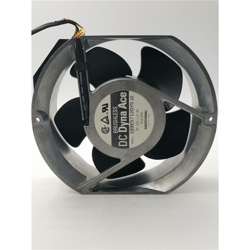 日本 17251 17CM  12V 2.3A暴力大风量铝框风扇109E5712DY5J2