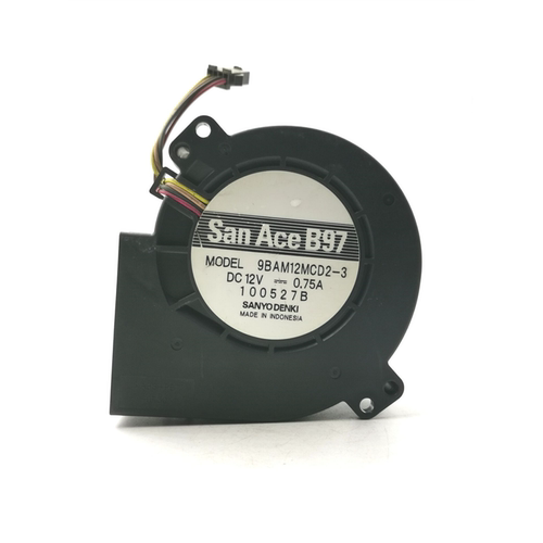9BAM12MCD2 9733 12V 4线PWM 服务器机箱侧吹离心涡轮鼓风机