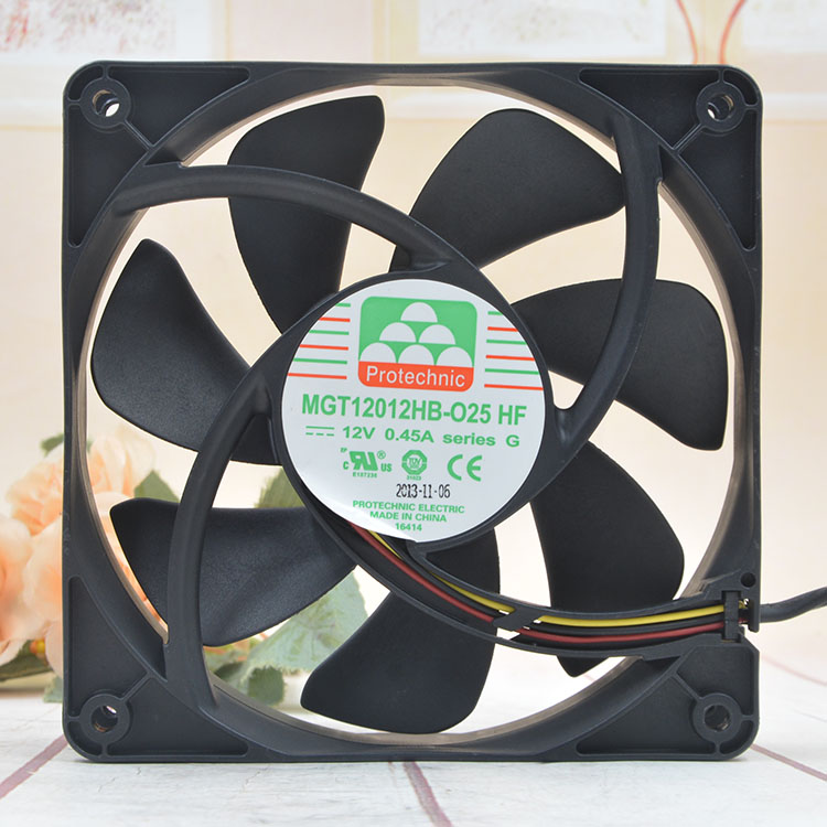 永立 12025 12v m0.45A gt12012hb-025hf 电源机箱大风量12cm风扇