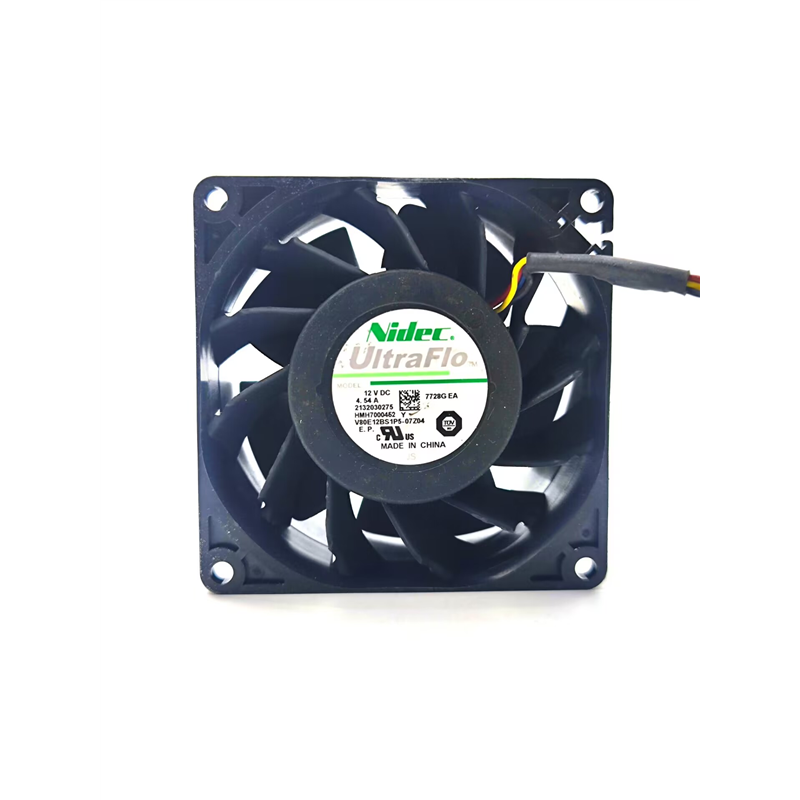V80E12BS1P5-07Z04 Nidec 8038 4.54A 12V 8CM超暴力大散热风扇