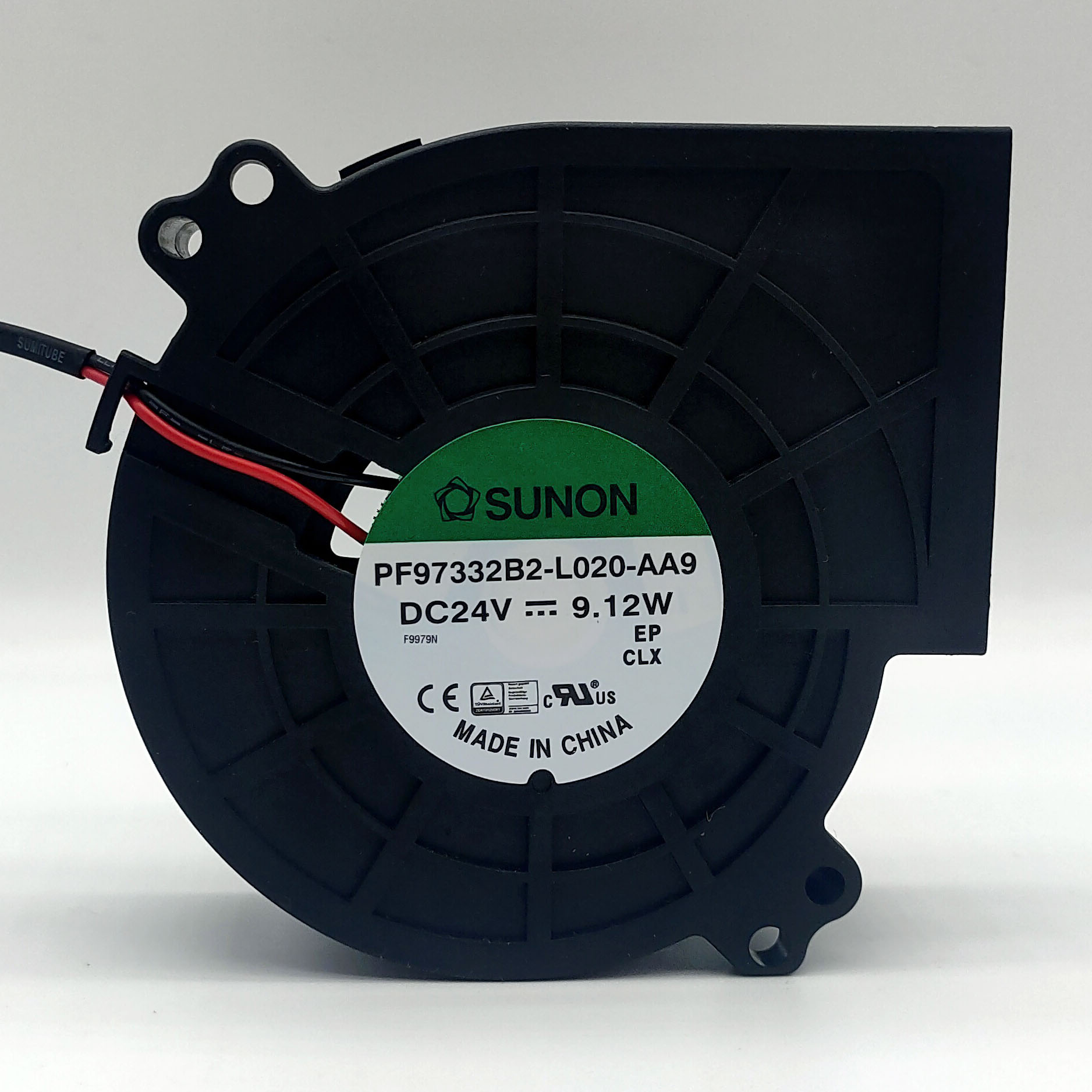 PF97332B2-L020-AA9 DC24V 9.12W 9733风扇 涡轮鼓风机