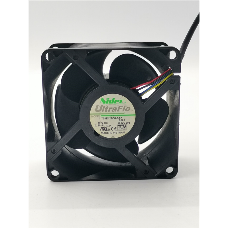 Nidec T70E12BGA5-57 7CM 12V 7038 4线PWM温控大风量散热风扇