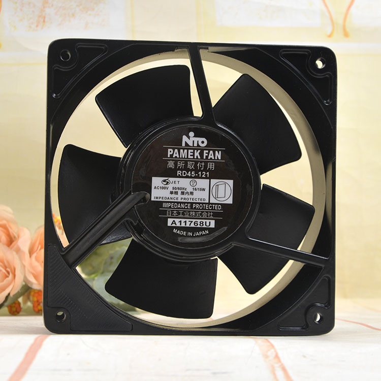 NTO PAMEK FAN 100V15/16W RD45-121 12038 12CM/厘米 耐高温风扇