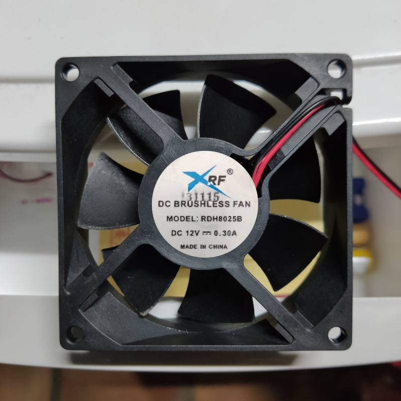 RDH8025B 12v0.3a 8公分伏功放dc brushless fan定小形轴承压风机
