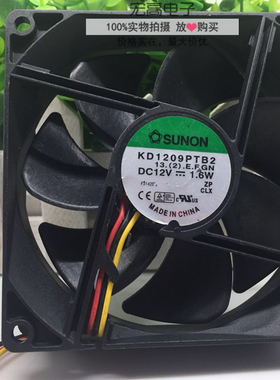 KDE1209PTS2 KD1209PTB2/4 KDE1209PTB1-6A SUNON/建准 12V 风扇