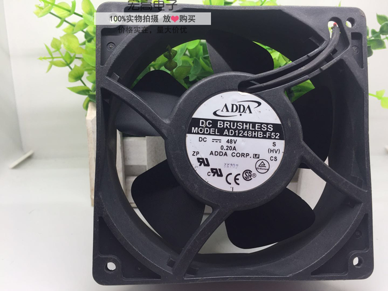 原装ADDA 12038 48V 0.2A AD1248HB-F52/F51 工控变频散热风扇