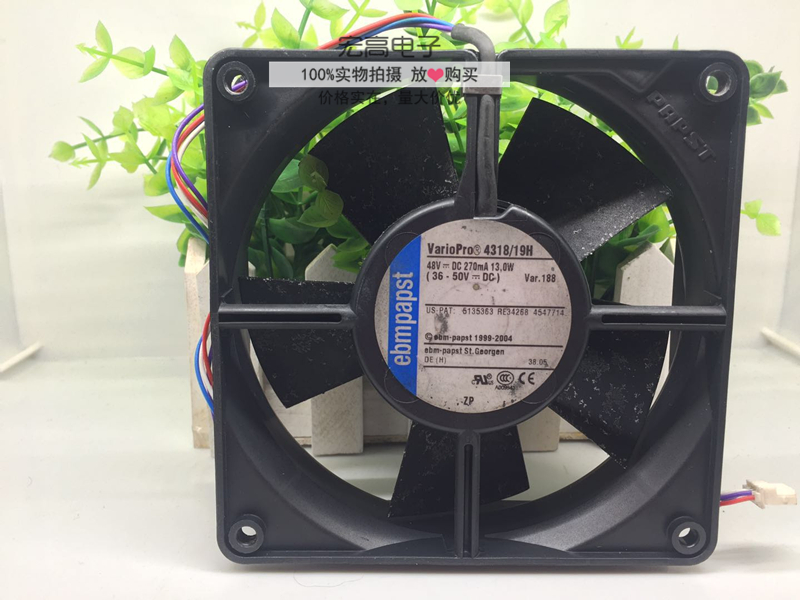 ebm papst VarioPro4318/19H 48V 13W 270Ma 12CM12038变频器风扇